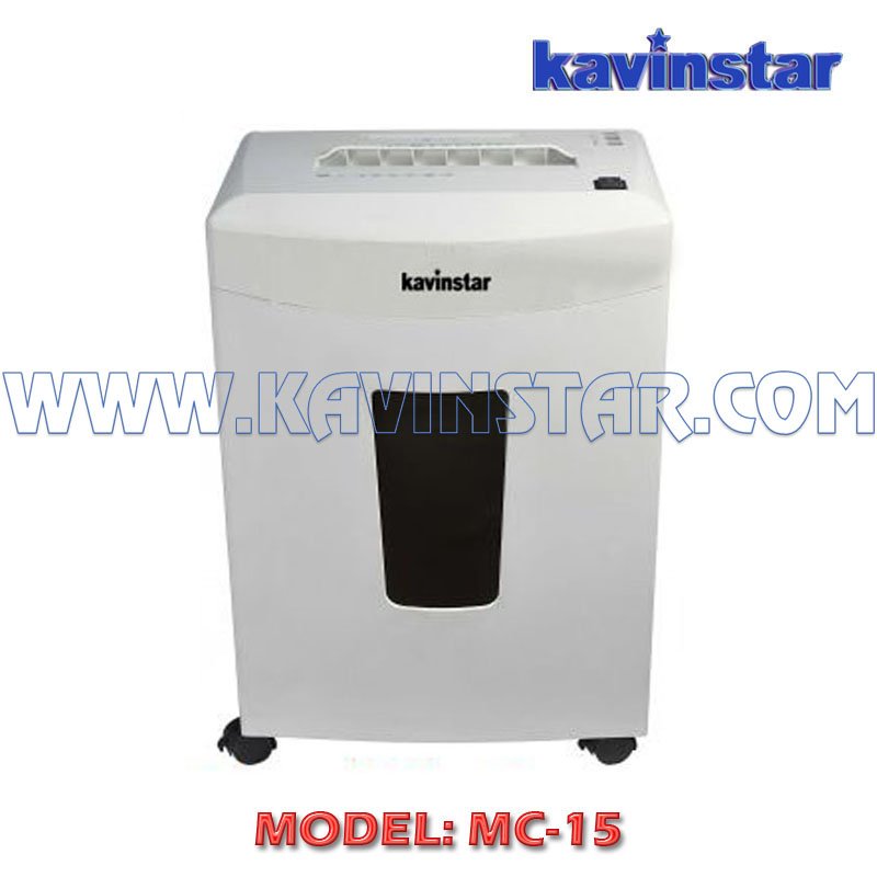 Kavinstar MC 15 Micro Cut Paper Shredder Machine Shred Upto 12-15 Sheets (70gsm) at a time with Separate Slot for CD & Credit Card