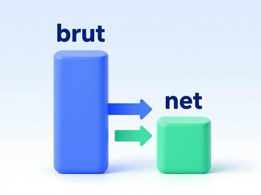 Diagramme conversion 1780 brut en net charges sociales