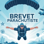 brevet parachutiste stylisé avion militaire et civil