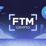 illustration ftm crypto blockchain et defi