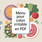 menu pour colon irritable pdf illustration équilibrée