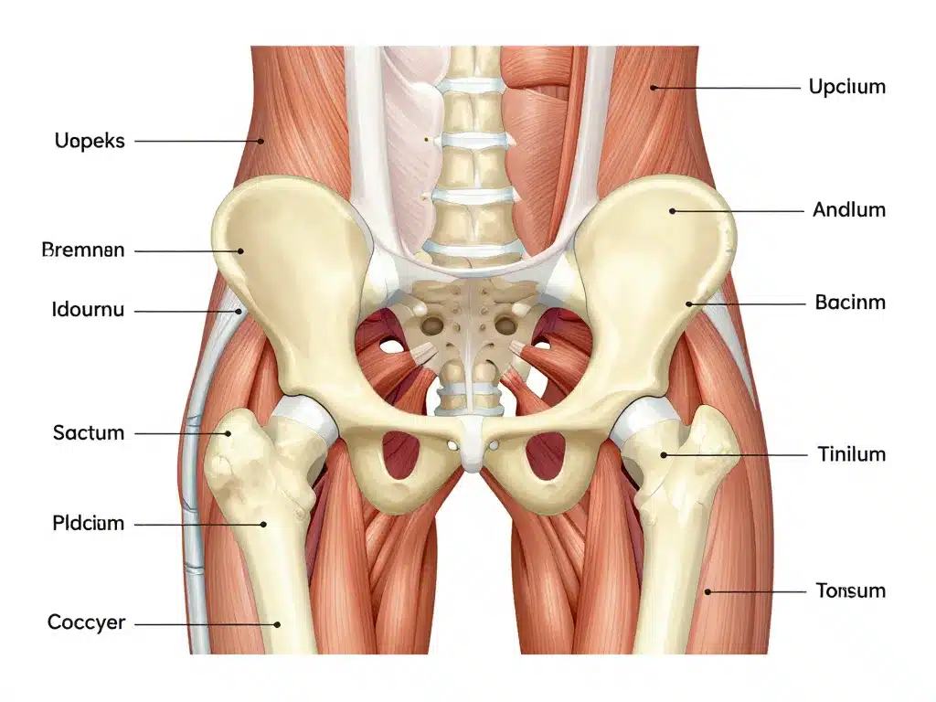 muscle du bassin anatomie vue d’ensemble diagramme