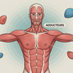 où se trouvent les adducteurs vue schématique