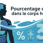 Illustration pourcentage d eau dans le corps humain chiffres clés