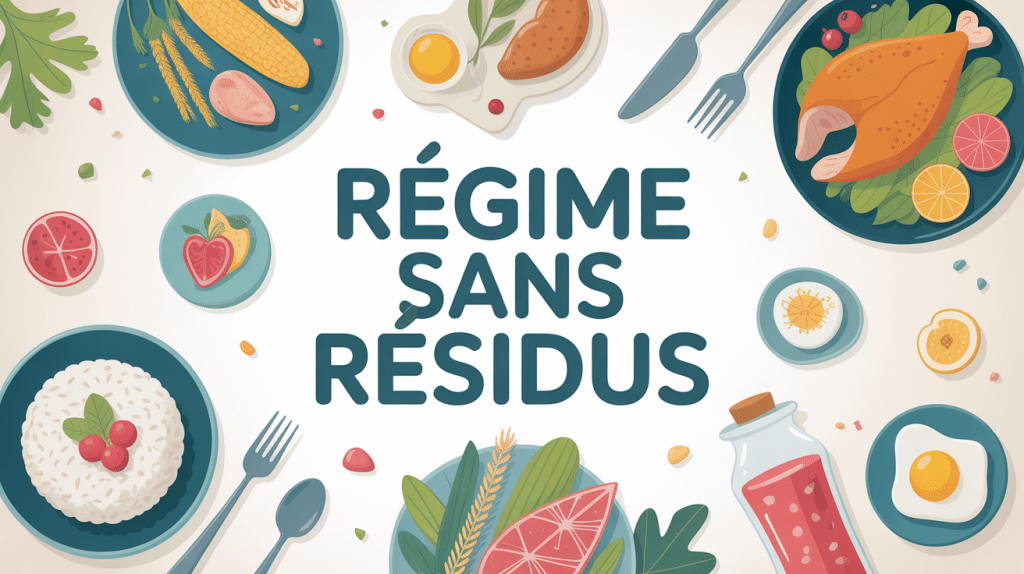 regime sans residus effets secondaires illustration aliments