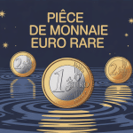 illustration vendre pièce de monnaie euro rare