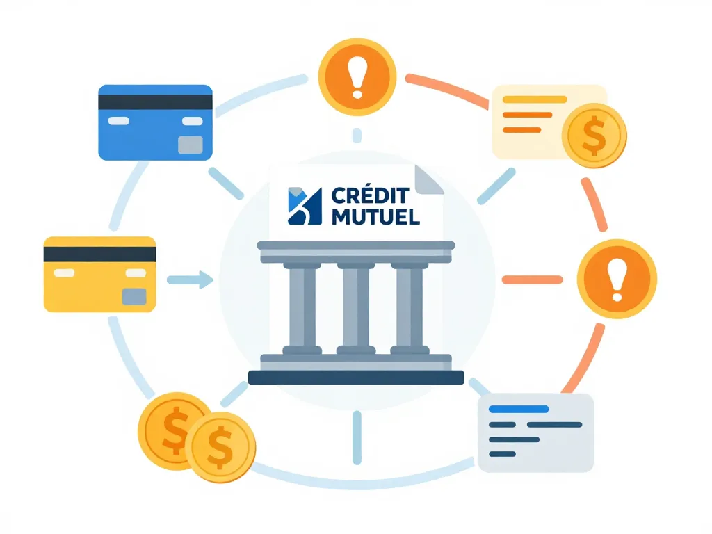 credit mutuel frais bancaires panorama différents types