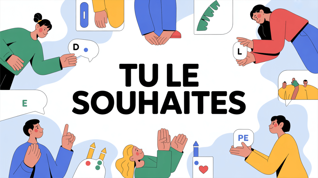 tu le souhaite avec ou sans s image explicative conjugaison