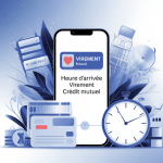 illustration délai virement crédit mutuel heure smartphone notification