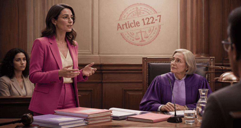avocate art 122 7 code pénal tribunal