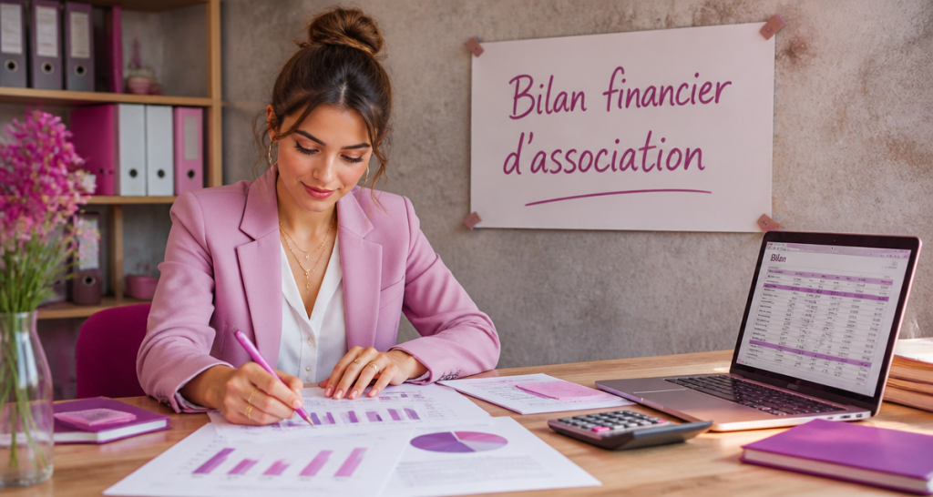 bilan financier association exemple jeune trésorière