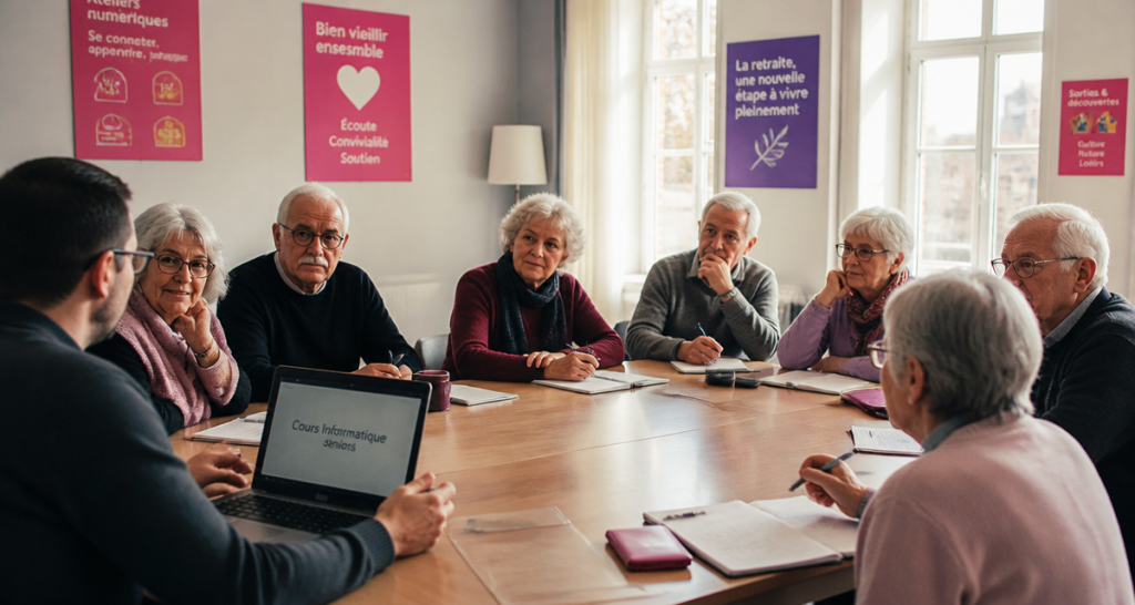 cours informatique seniors gratuit en groupe