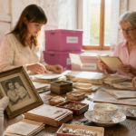 Débarras succession famille trie objets