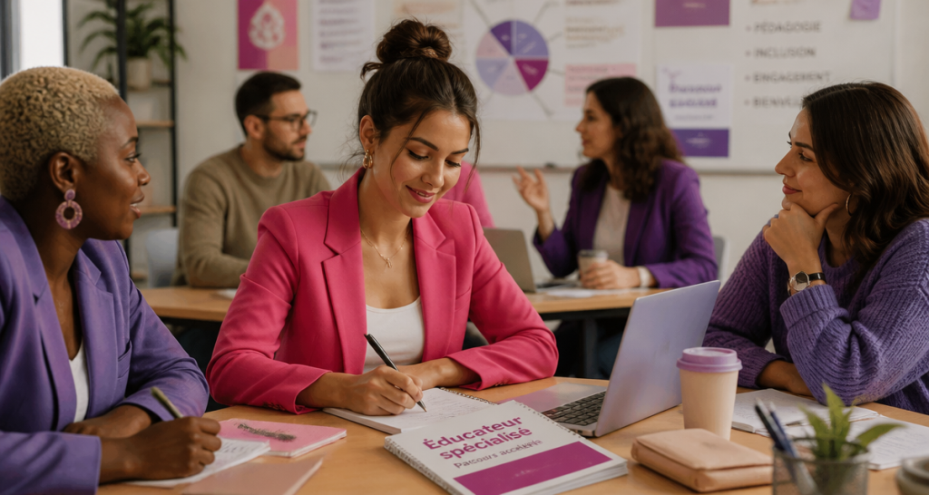 formation éducateur spécialisé en 1 an, salle de formation, étudiants