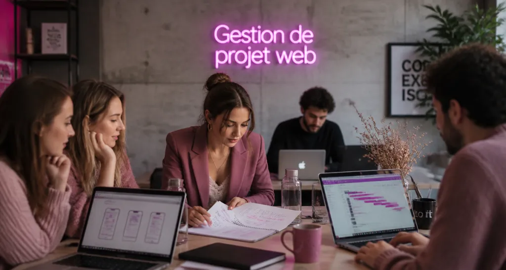 gestion de projet web en open space