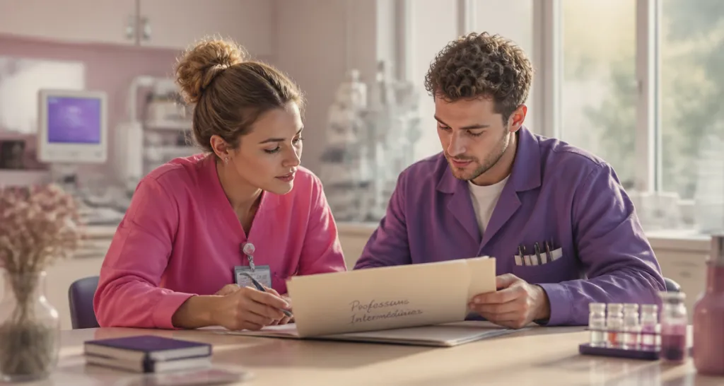 Professions intermédiaires de la santé et du travail social en équipe