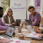 équipe en réunion projet transversaux