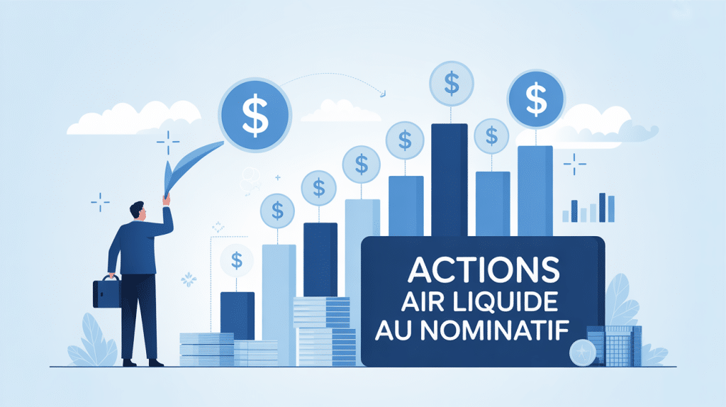 illustration actions Air Liquide au nominatif avec investisseur