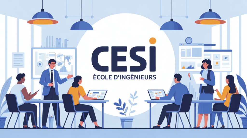 cesi ent école d'ingénieurs illustration campus