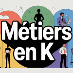 illustration métiers en k professionnels secteurs