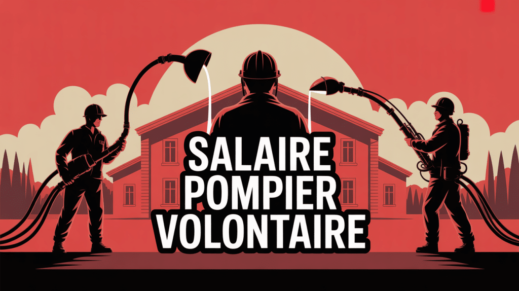 pompier volontaire salaire illustration ambiance solidaire