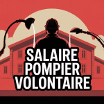 pompier volontaire salaire illustration ambiance solidaire