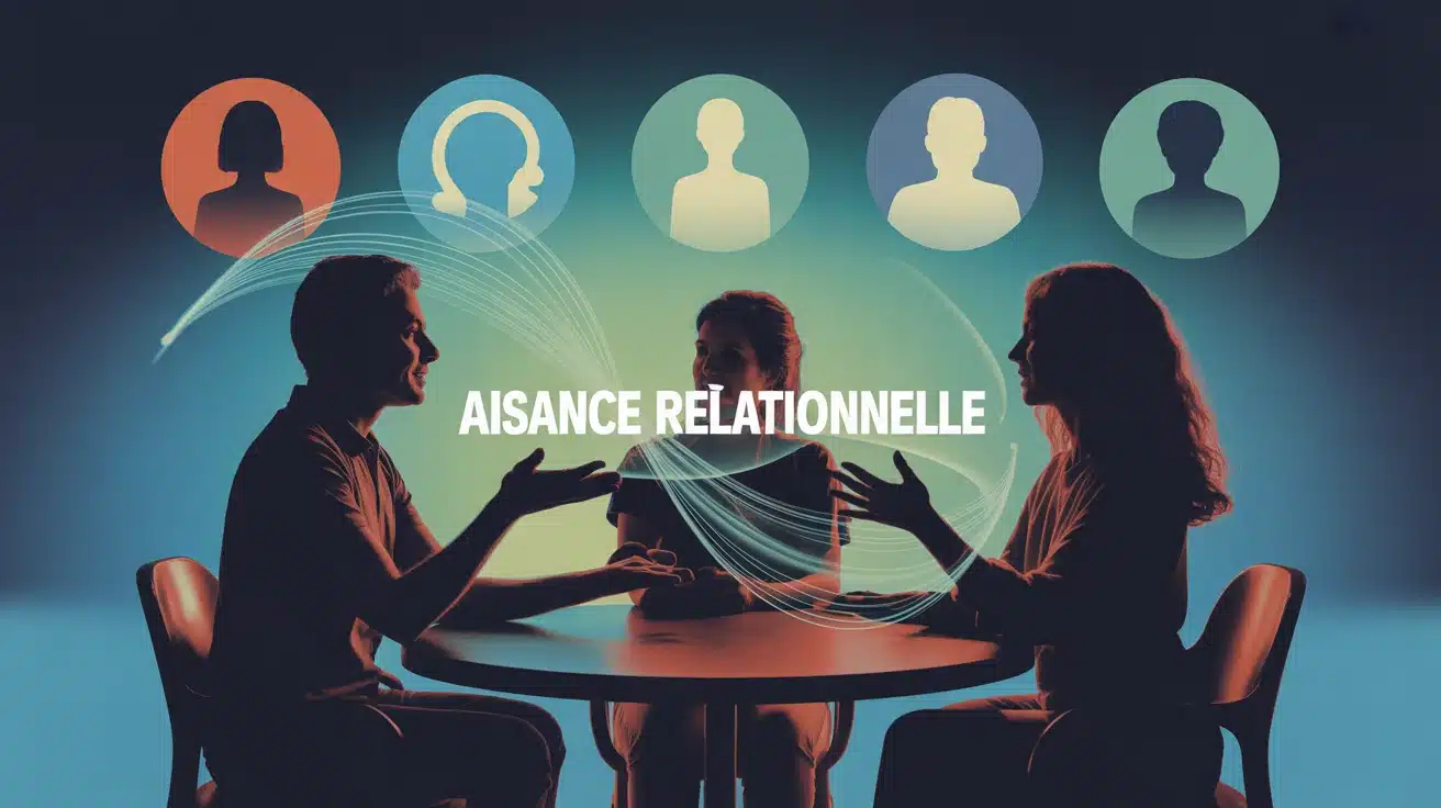 aisance relationnelle personnes discutant