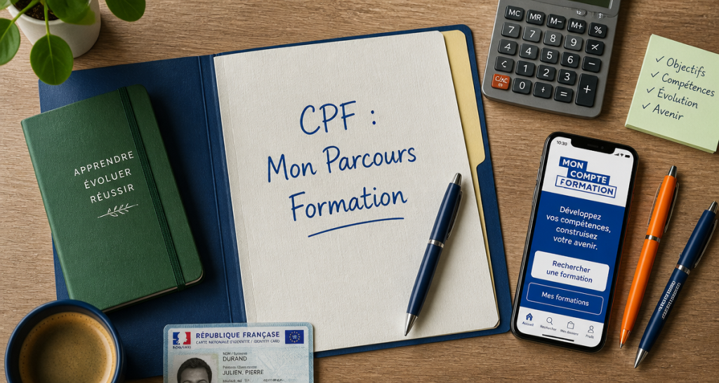 idée formation cpf dossier ouvert application smartphone