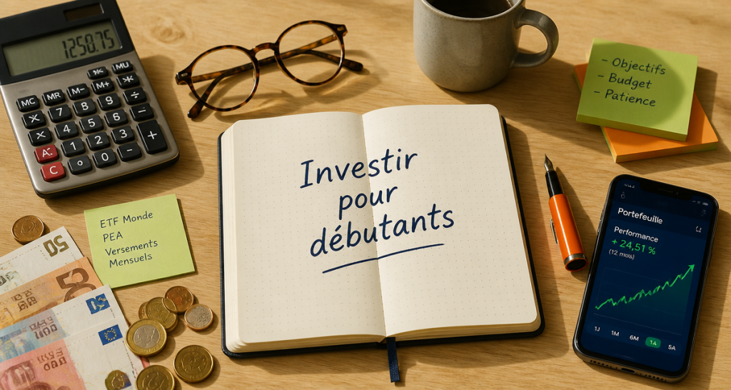 Investir pour les nuls carnet et outils bureau