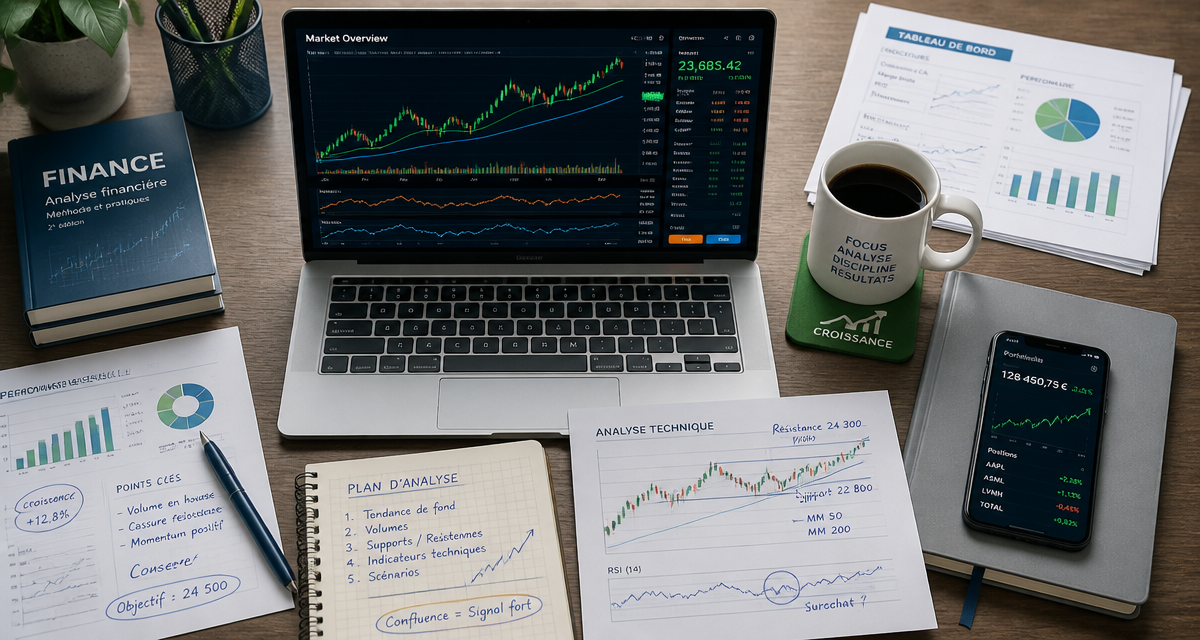 robot trading automatique sur ordinateur avec graphiques