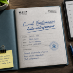 Fonctionnaire et auto entrepreneur dossier sur bureau