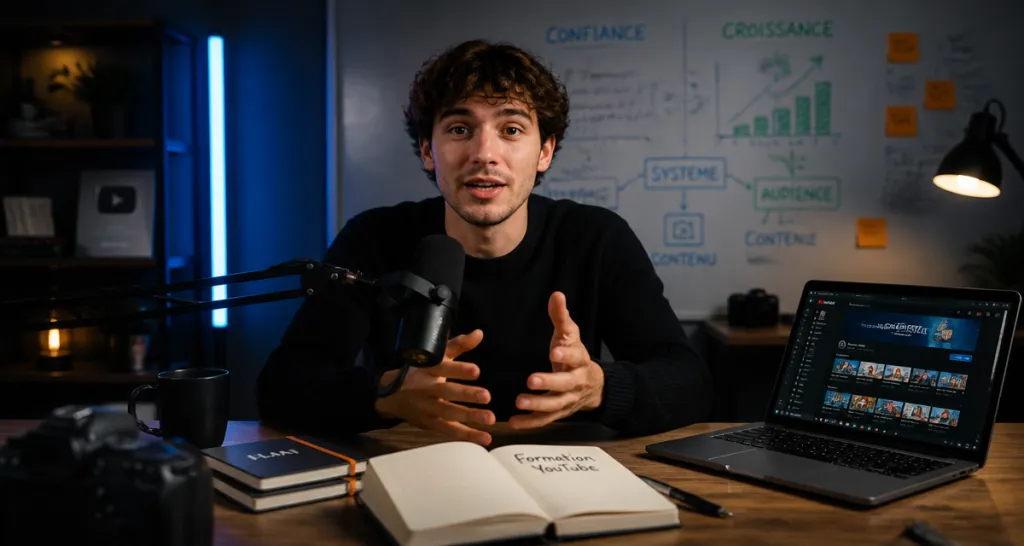 formation sur youtube créateur face caméra
