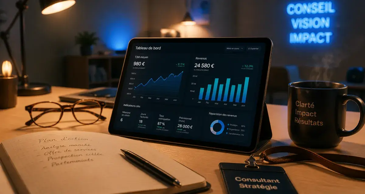 Métier à son compte qui payé bien : consultant stratégie, revenus et TJM