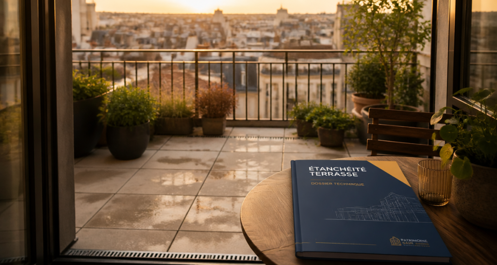 étanchéité terrasse privative copropriété vue terrasse dossier
