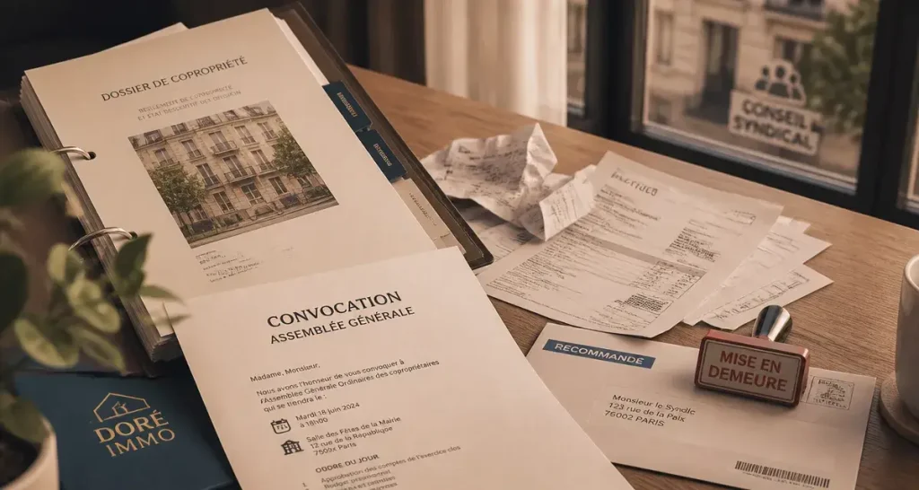 Abus de pouvoir d'un syndic de copropriete : mise en demeure pour convocation d’AG