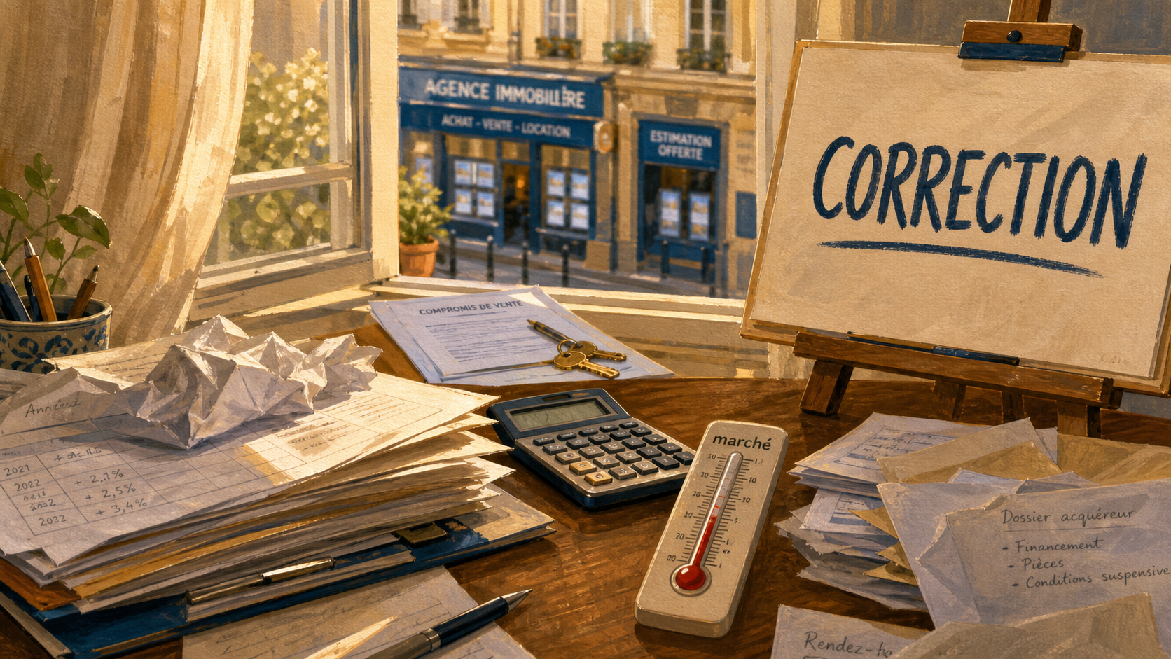 Chute immobilier : panneau correction, calcul et conseils pour protéger le patrimoine