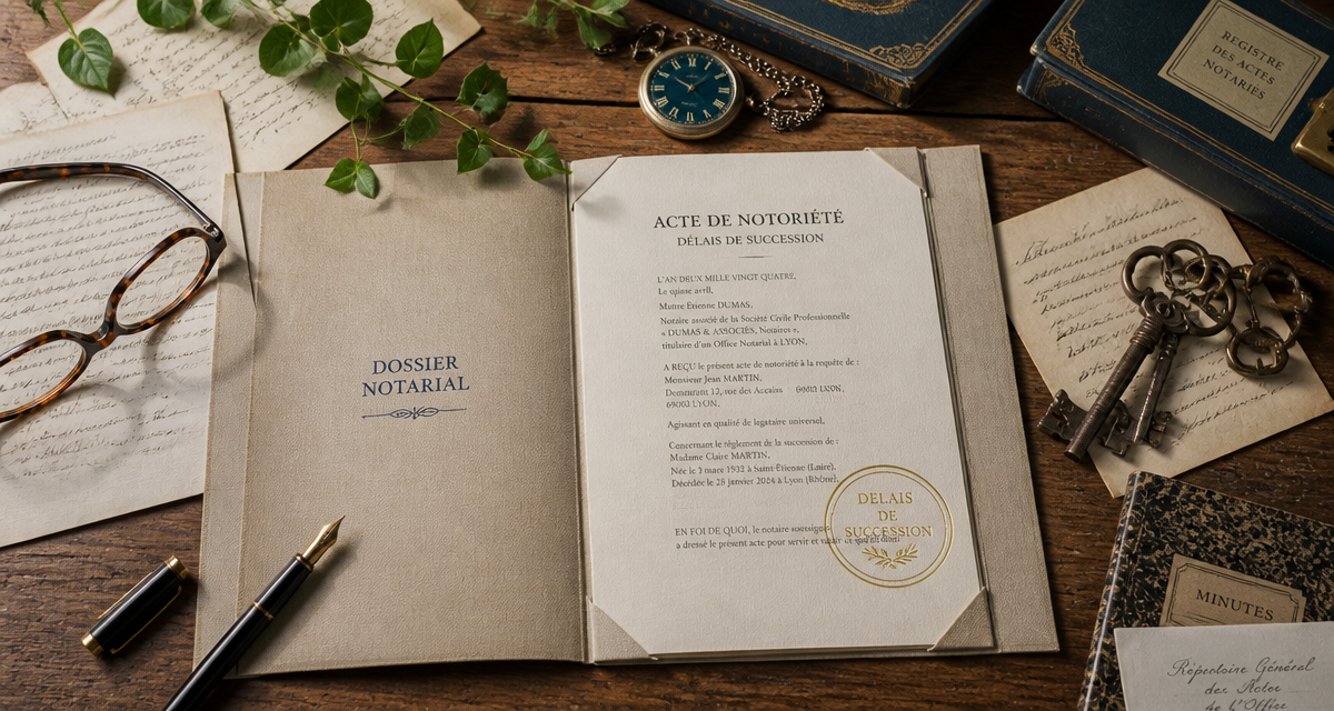 combien de temps pour une succession dossier notarial