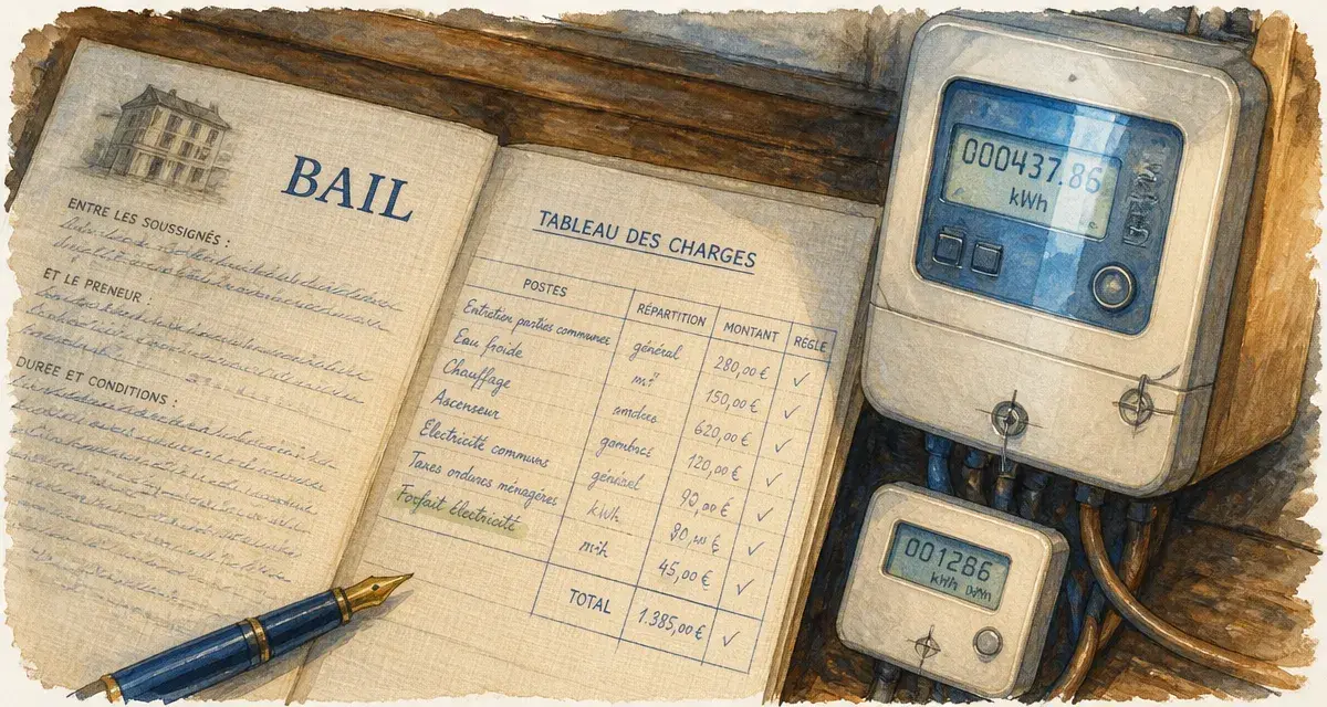 Comment facturer l’électricité au locataire : forfait ou relevé, compteur électrique et charges