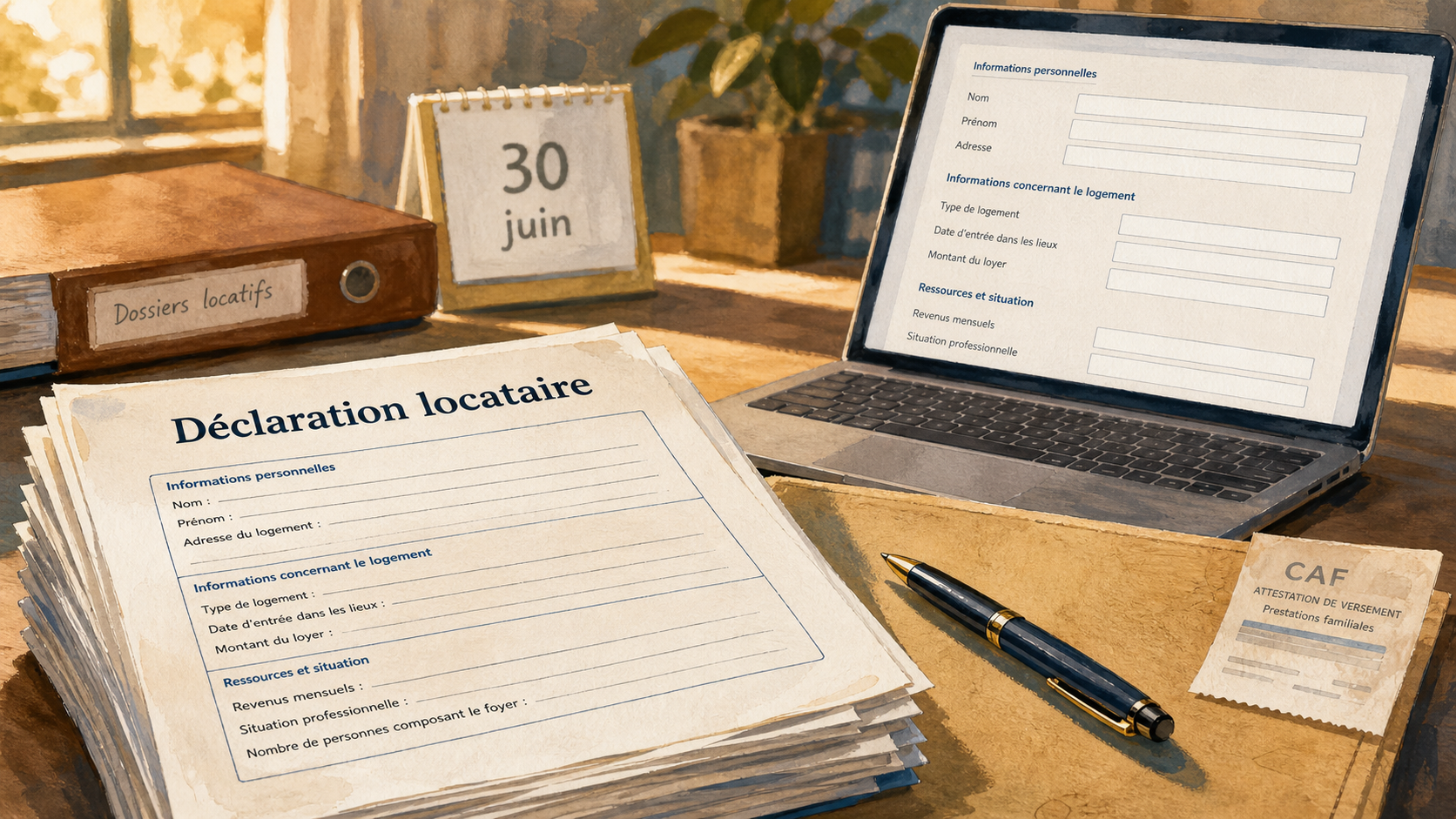 Declaration locataire : amende 150 € et obligations fiscales
