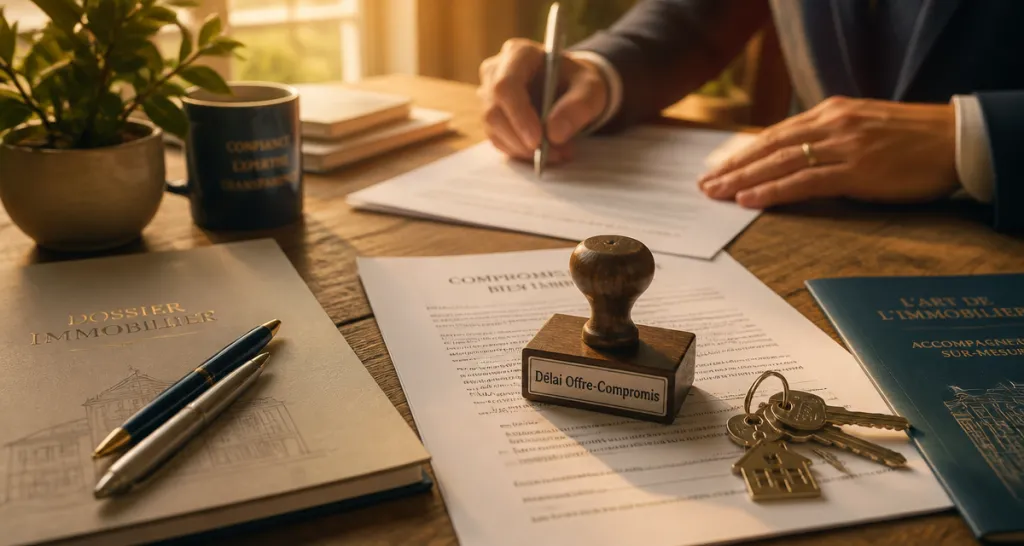 delai entre offre d achat et compromis documents clés