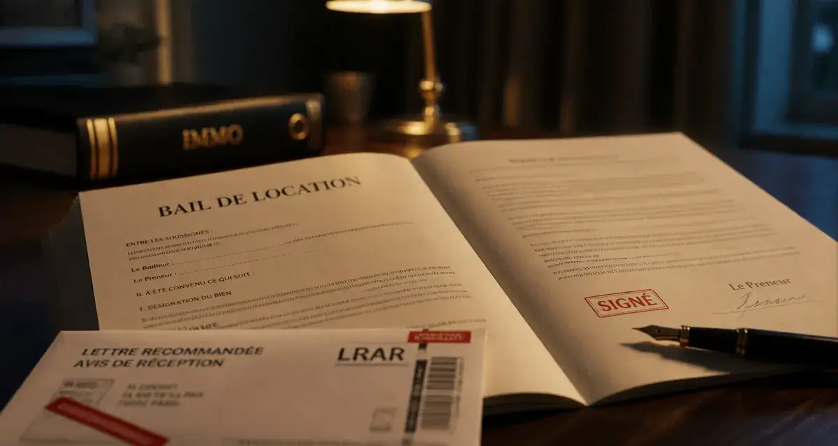Délai de rétractation bail après signature et LRAR
