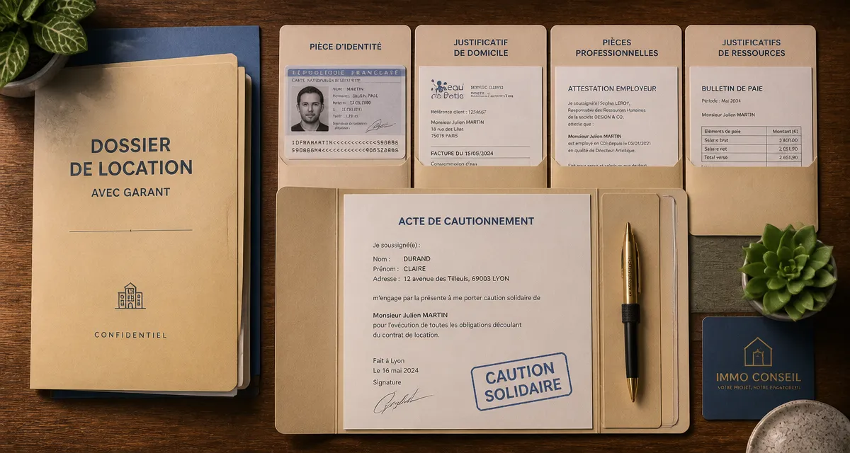 Dossier pour location garant : documents clés et caution solidaire