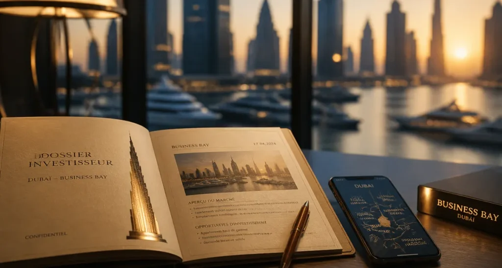 Dubai investissement immobilier : dossier investisseur, skyline Business Bay