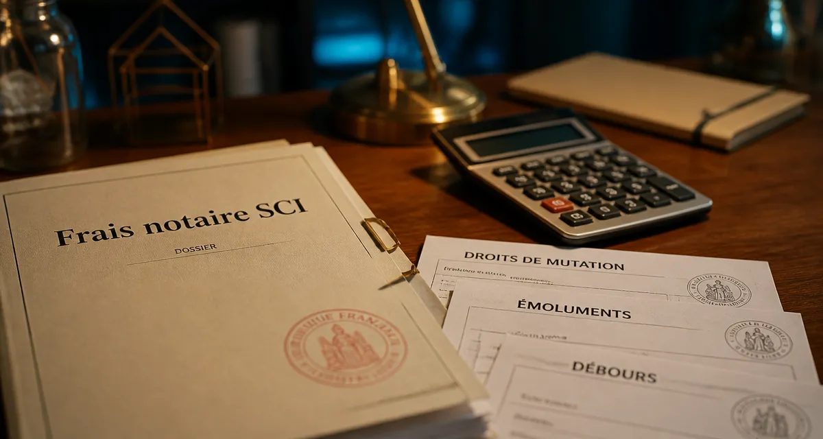 Frais de notaire pour une SCI : calcul et barèmes