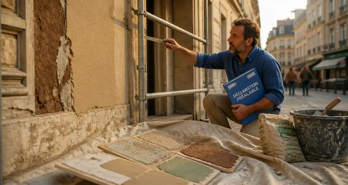 Nouvelle loi ravalement de façade : isolation thermique en 2025, ravalement sur échafaudages