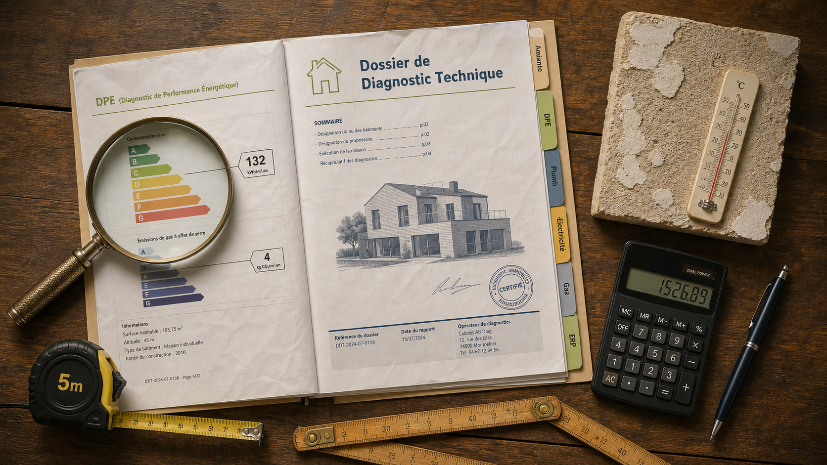 Prix diagnostic immobilier : documents, loupe et calcul pour réduire la facture