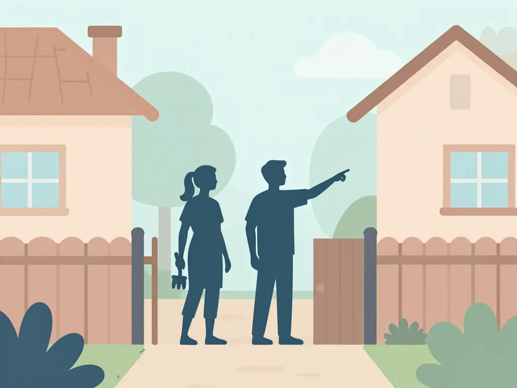 cour commune entre 2 maisons responsabilités partagées voisins entretien