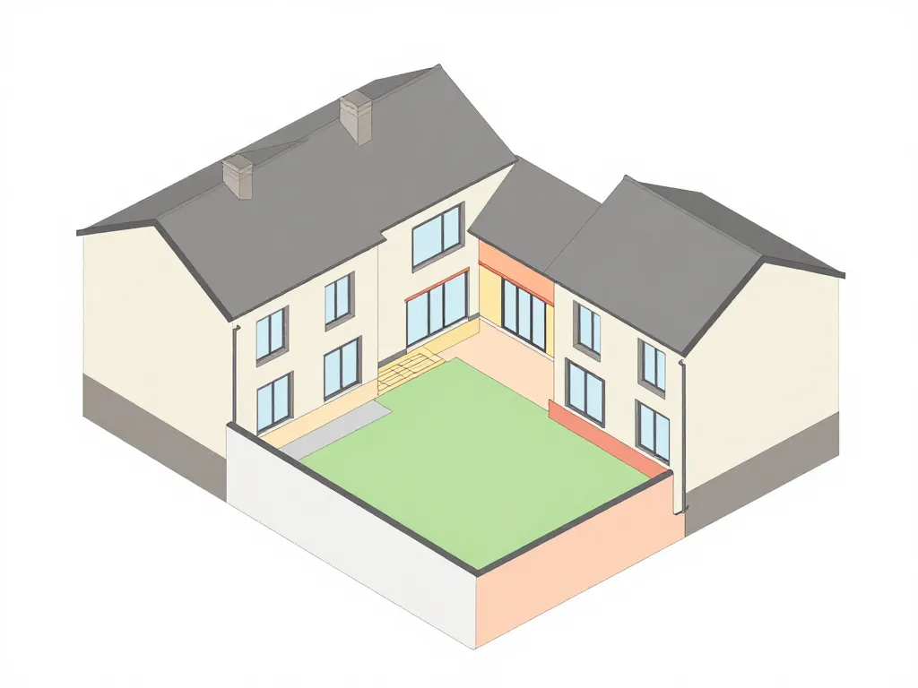 cour commune entre 2 maisons aménagements urbanisme partage travaux