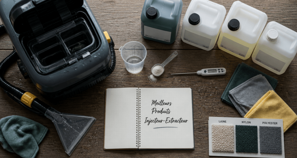 meilleur produit pour injecteur extracteur sur table avec accessoires