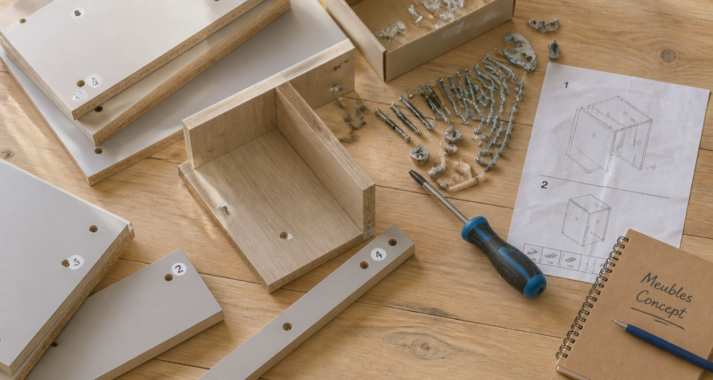 meublesconcept avis table bois kit montage